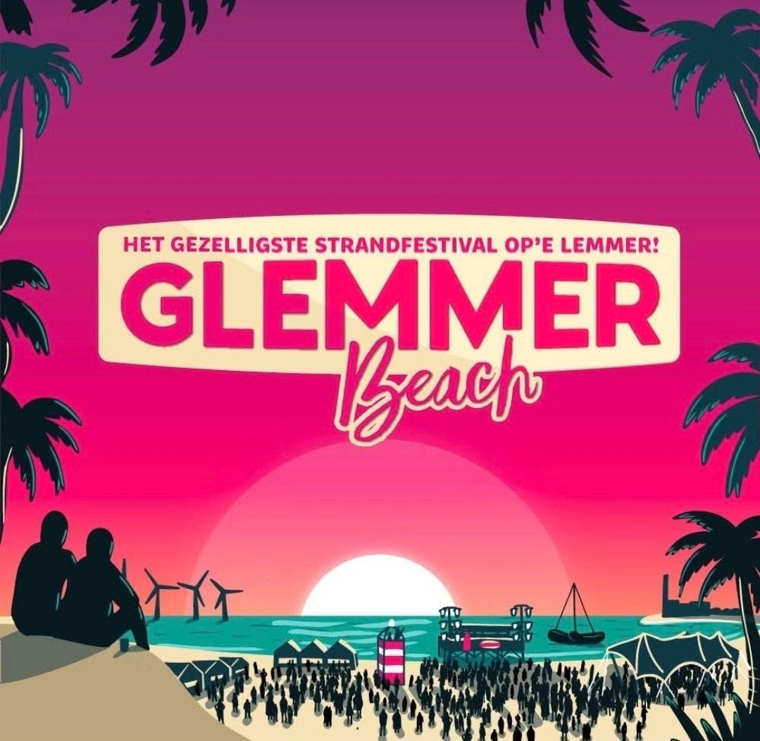 Glemmer beach 4x zaterdag 22 augustus, Drie personen of meer