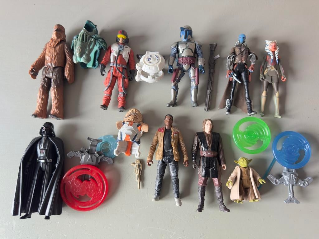 Lot recentere Star Wars figuren, Verzamelen, Star Wars, Ophalen of Verzenden, Zo goed als nieuw, Actiefiguurtje