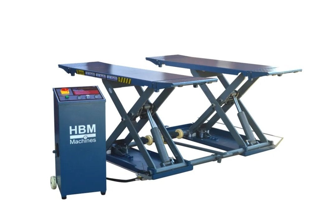 HBM 3 Ton Elektrische Autopoetsbrug, Poetsbrug, Bandenbrug, Auto diversen, Ophalen, Zo goed als nieuw