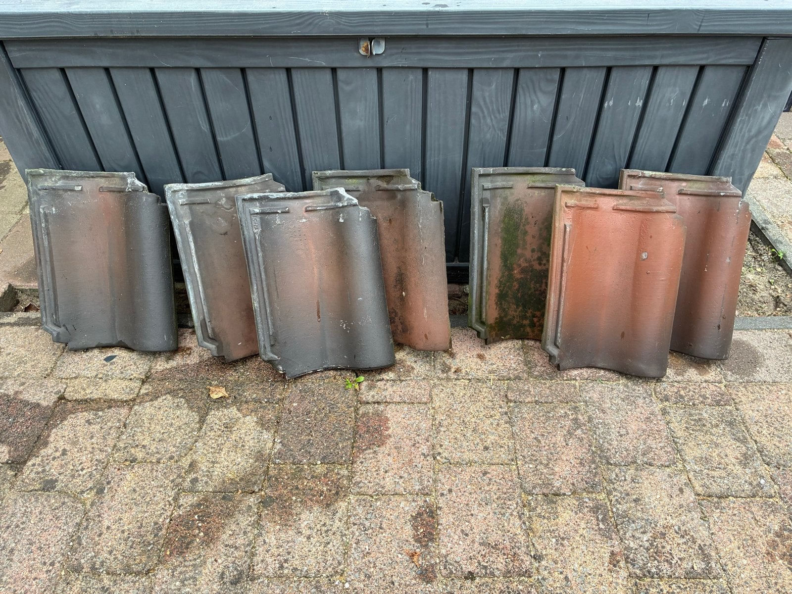 Gebruikte dakpannen - Van Oordt - Rood, Ophalen, Gebruikt, Steen of Klei, Minder dan 5 m²