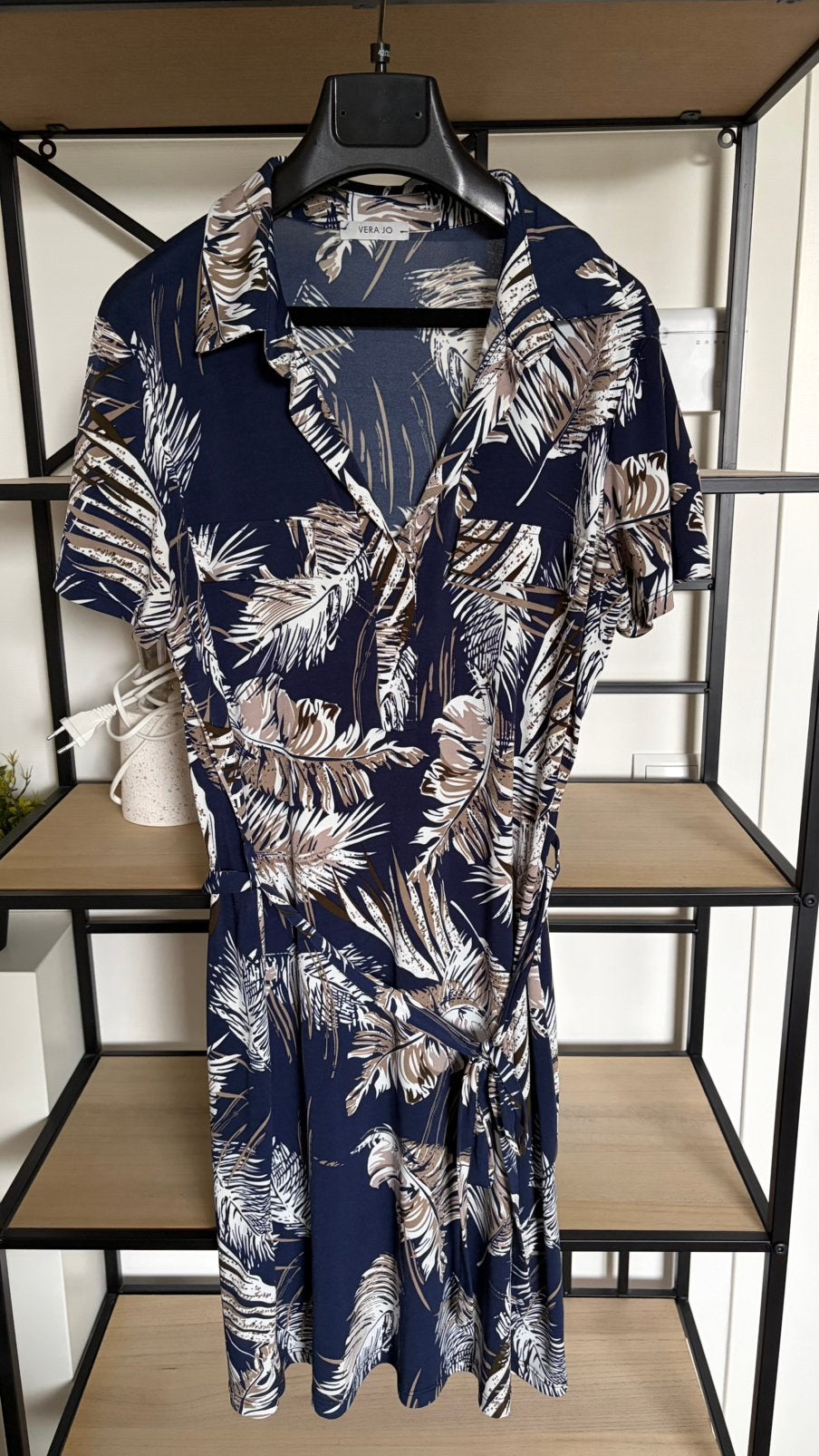 Jurk Vera Jo maat S, Ophalen of Verzenden, Zo goed als nieuw, Maat 38/40 (M), Blauw