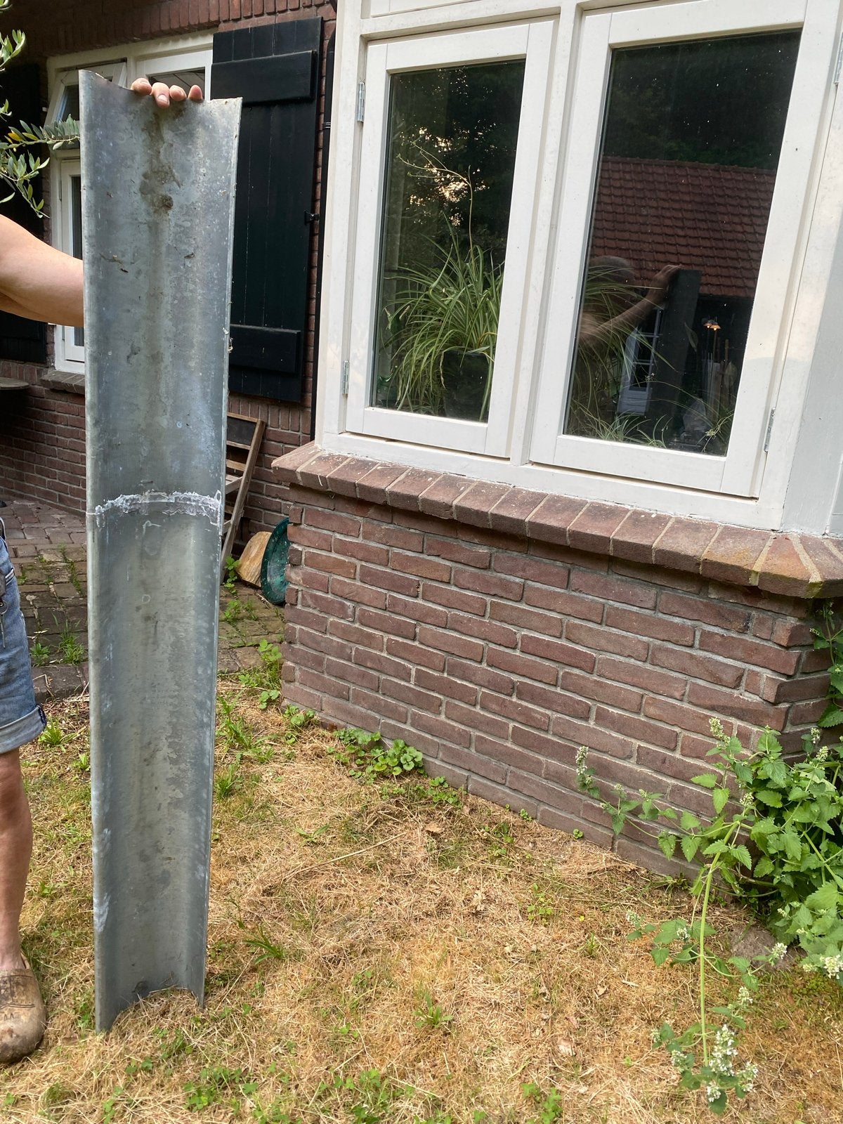Gegalvaniseerde zinken goot, Ophalen, Gebruikt, Overige metalen