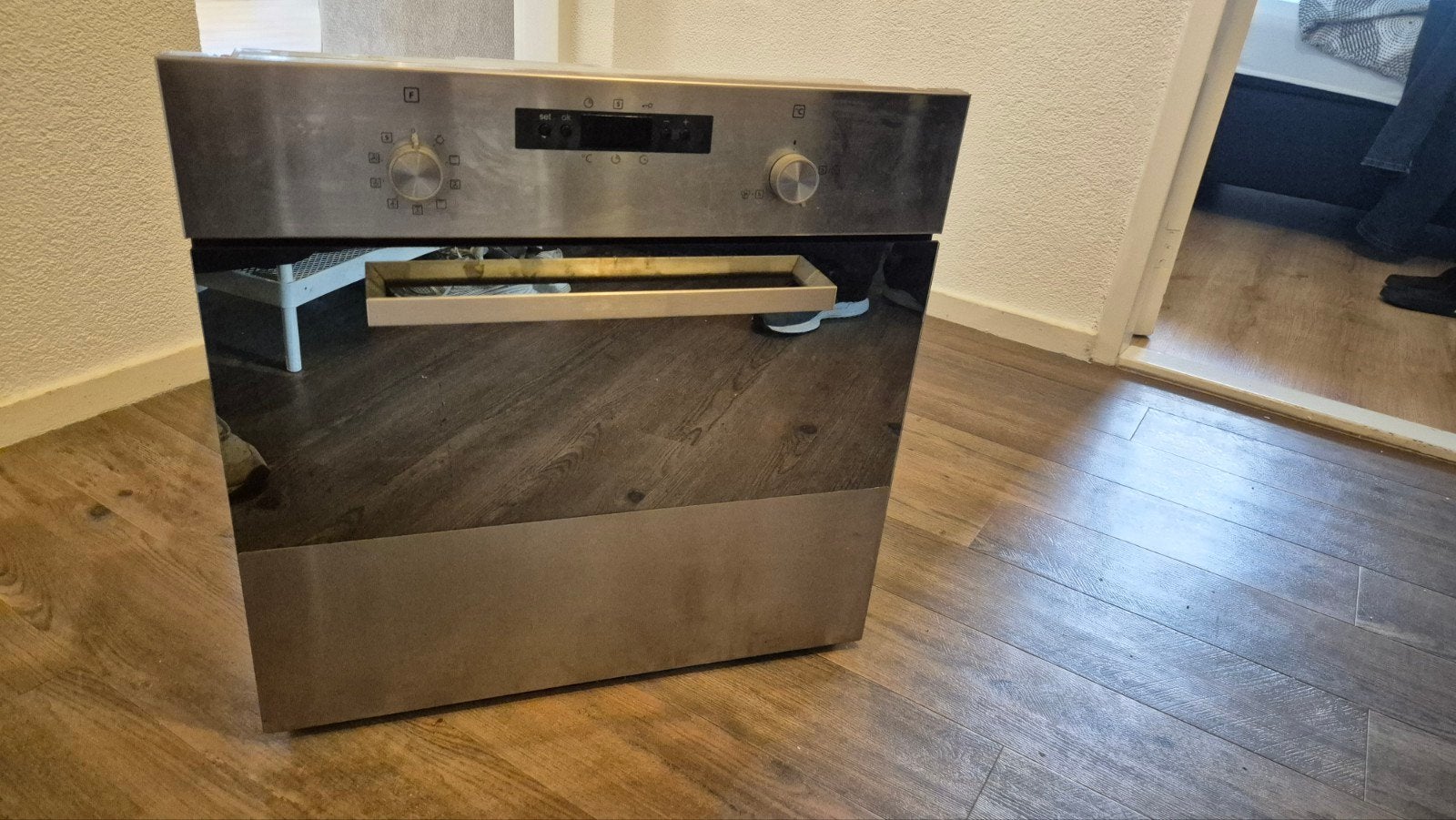 Inbouw Oven - 60x60x57cm - Zilver/Zwart, Witgoed en Apparatuur, Ophalen, Oven, 60 cm of meer, Inbouw