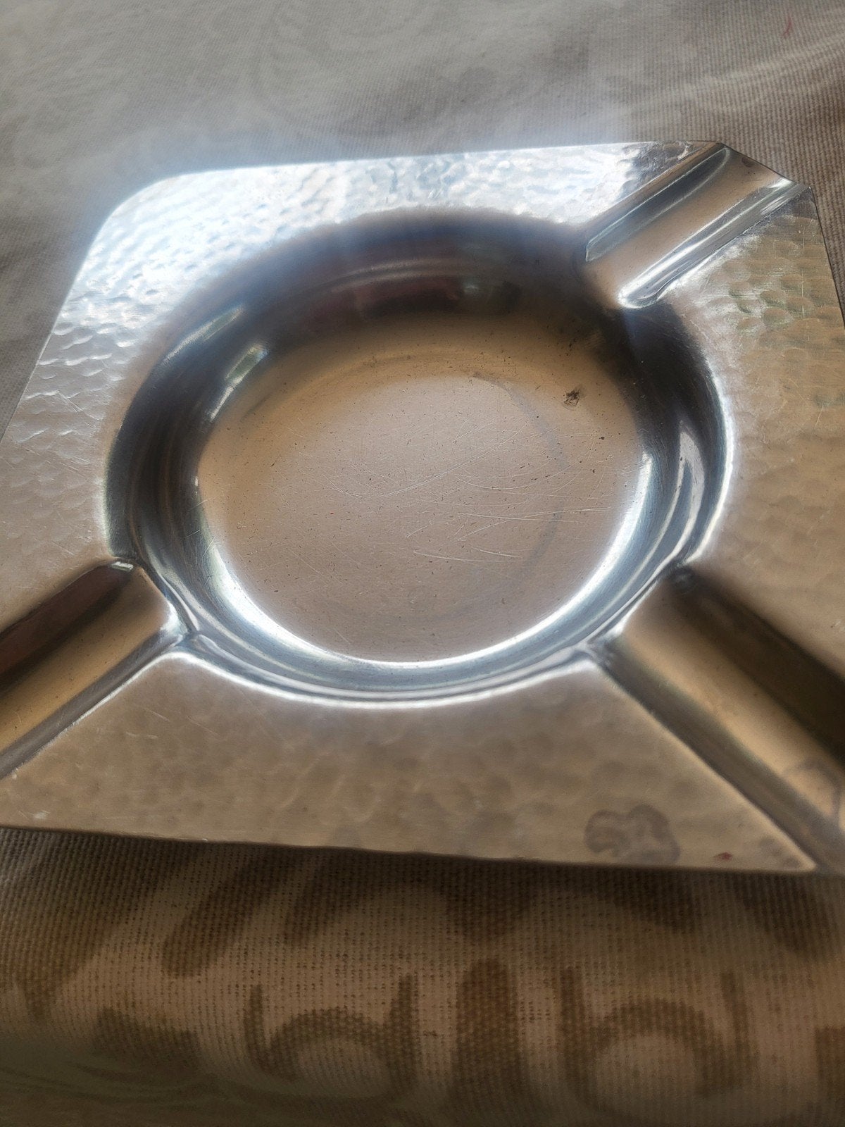 Retro metalen asbak van Sola Zeist, Ophalen of Verzenden, Asbak