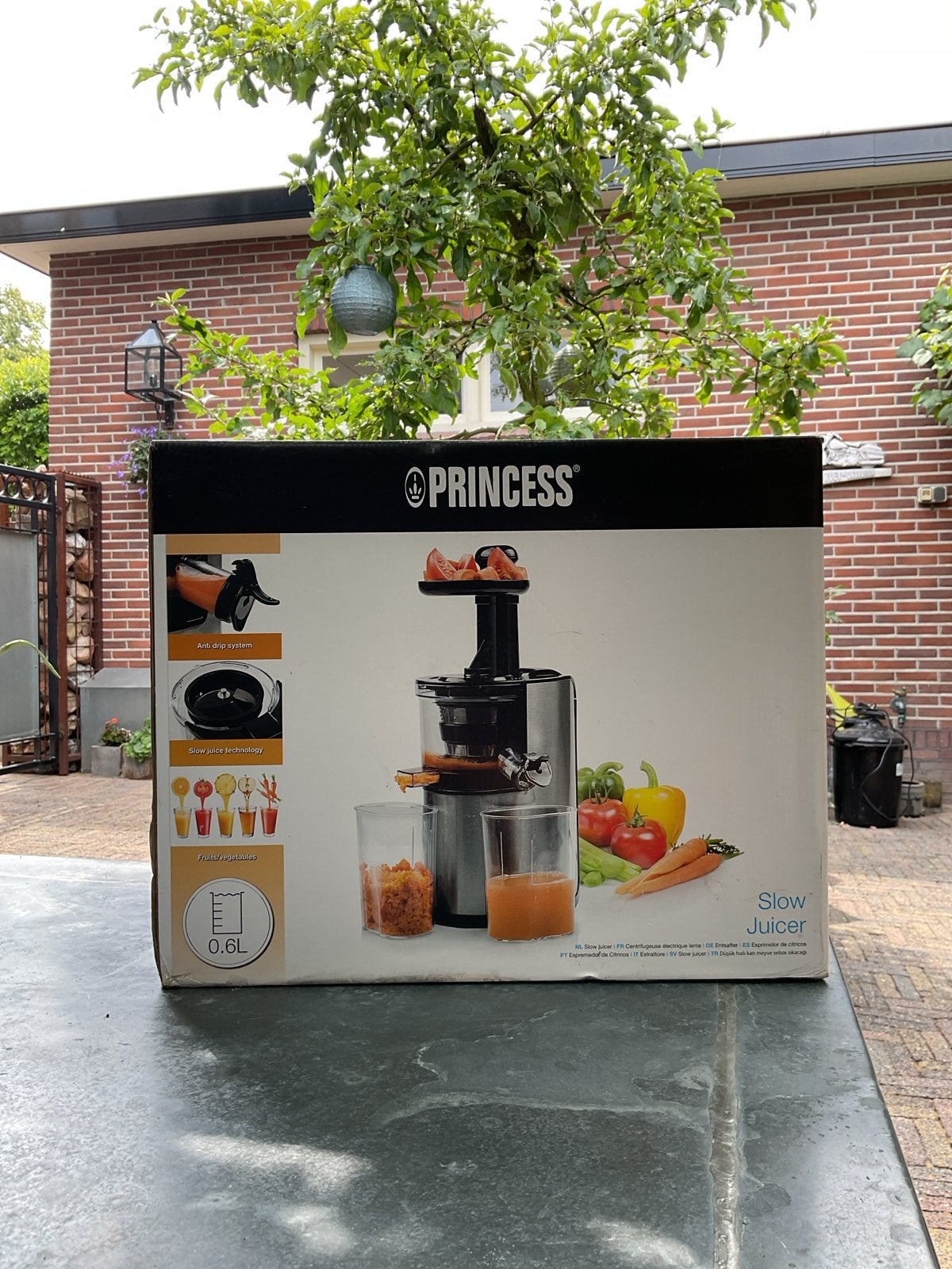 Princess Slowjuicer - Nieuw in doos, Ophalen, Nieuw, Elektrisch, Slowjuicer