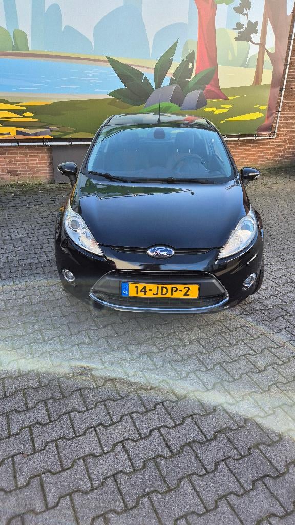 Ford Fiësta 1.25 60KW 3DR 2009 Zwart, Auto's, Ford, Bedrijf, Fiësta, Airbags, Centrale vergrendeling, Parkeersensor, Benzine, Euro 4