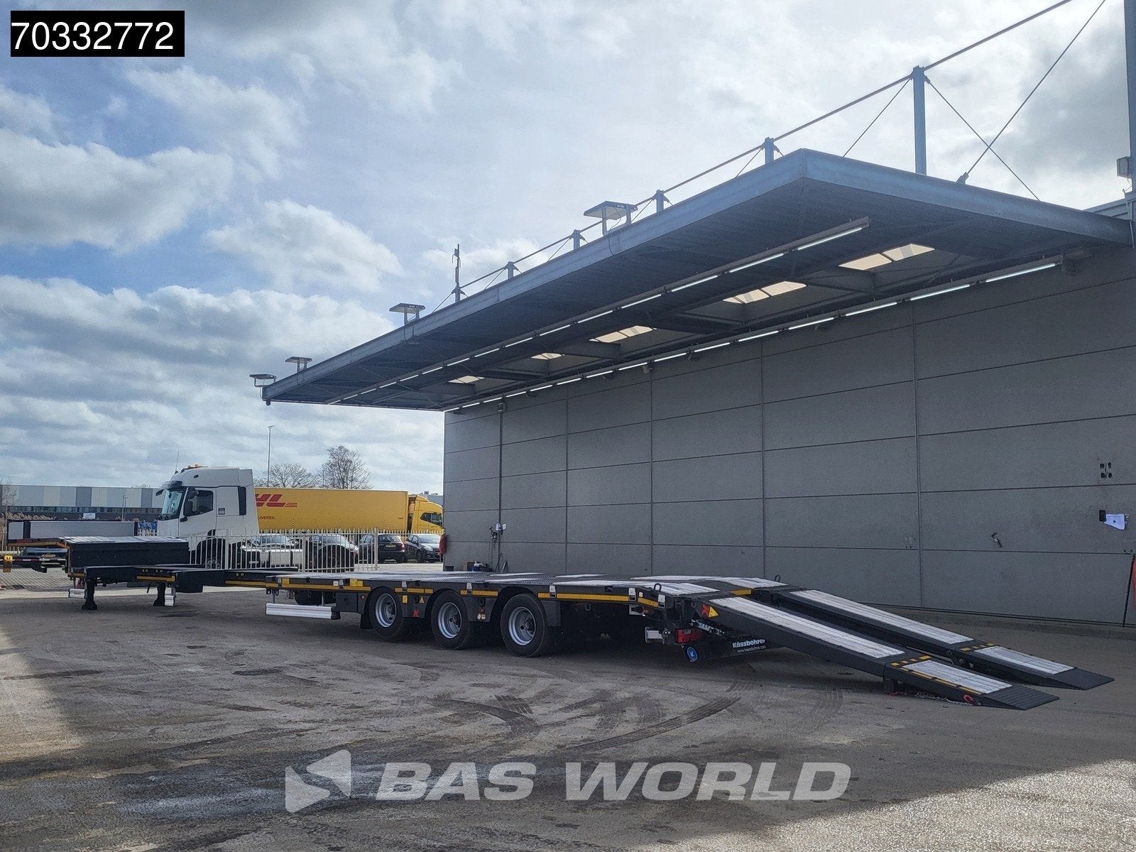 Kässbohrer LB3E Lift + Steering Axle Extandable 520cm, Auto's, Stof, Overige brandstoffen, Bedrijf, Zilver of Grijs