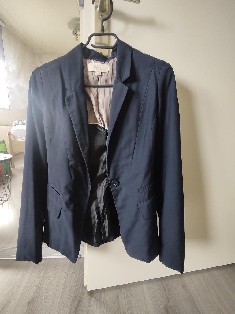 BERSHKA jas maat 36, Ophalen, Blauw, Bershka, Zo goed als nieuw
