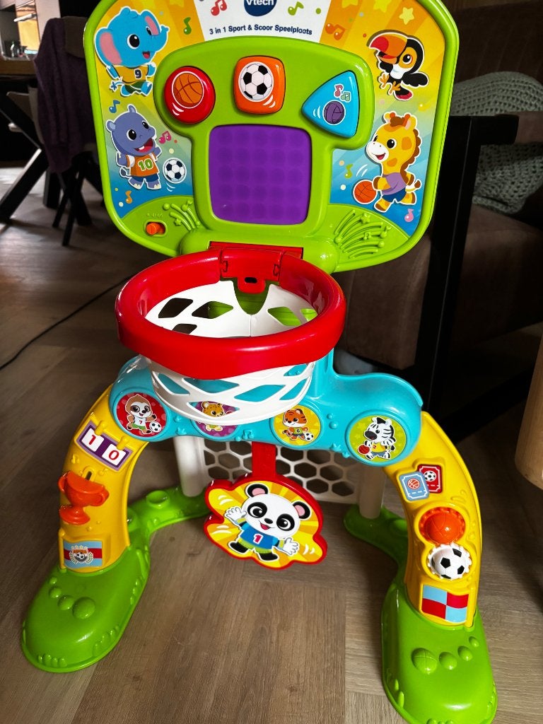 VTech 3-in-1 Sport & Scoor Speelplaats, Kinderen en Baby's, Speelgoed | Vtech, Ophalen, Zo goed als nieuw, 6 maanden tot 2 jaar