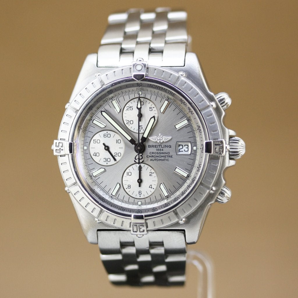 Breitling Crosswind Racing A13355, Staal, Gebruikt, Staal, Breitling