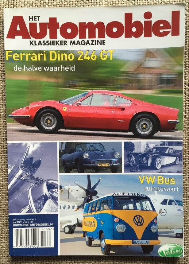 Automobiel: VW Type 2 T1 en T2, Ferrari Dino 246 GT, DB, Boeken, Ophalen of Verzenden, Zo goed als nieuw, Algemeen
