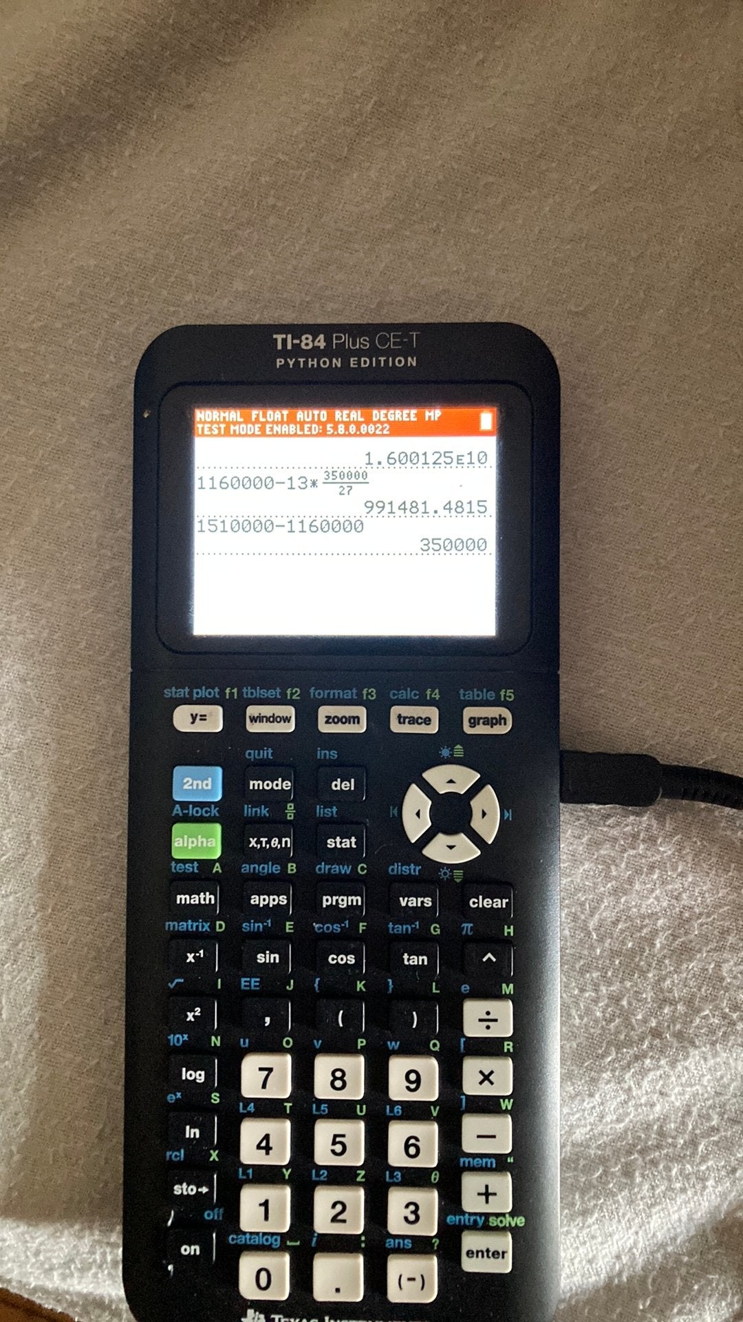 Texas Instruments TI-84 Plus CE-T Grafische rekenmachine, Ophalen of Verzenden, Grafische rekenmachine