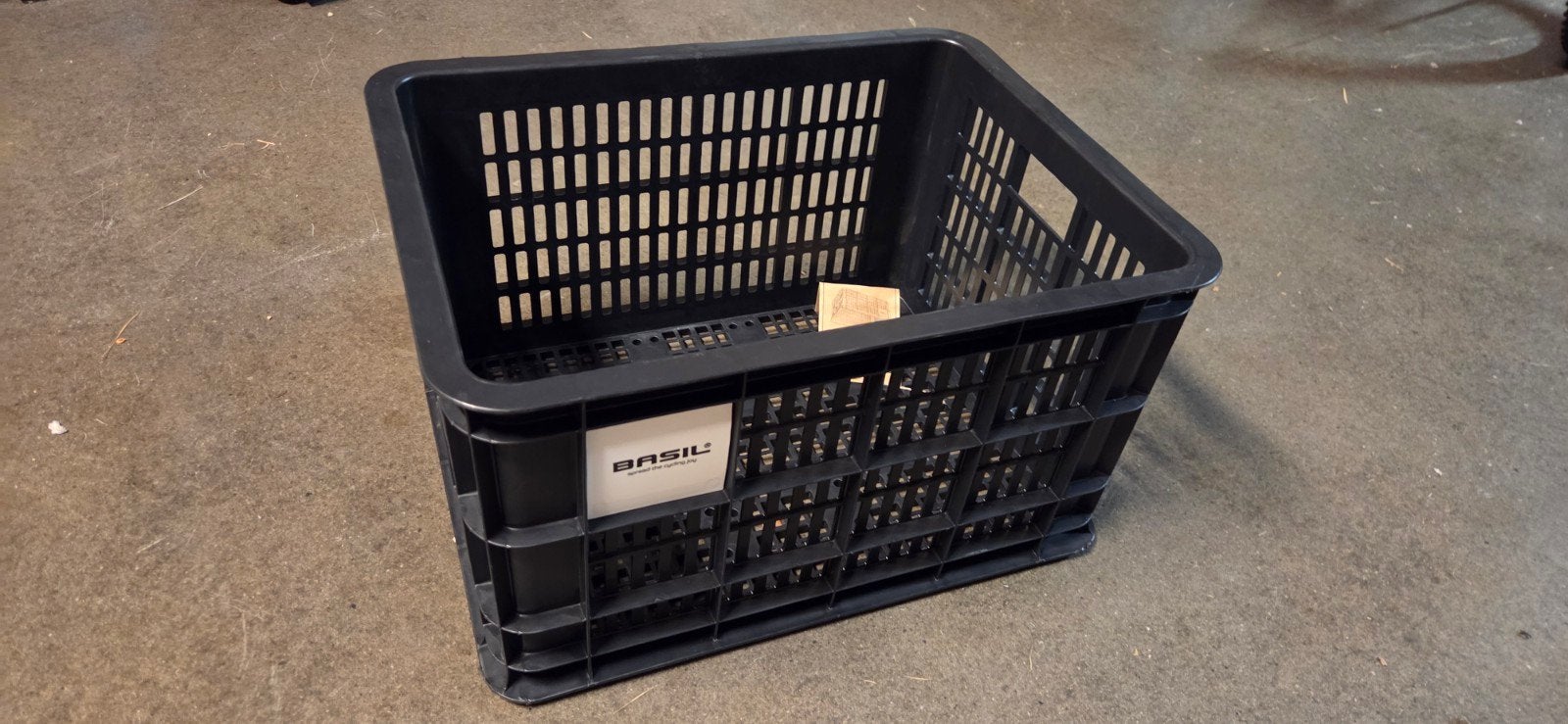 Basil fietsmand/fietskrat zwart - M, Minder dan 20 kg, Overige typen, Basil, Nieuw