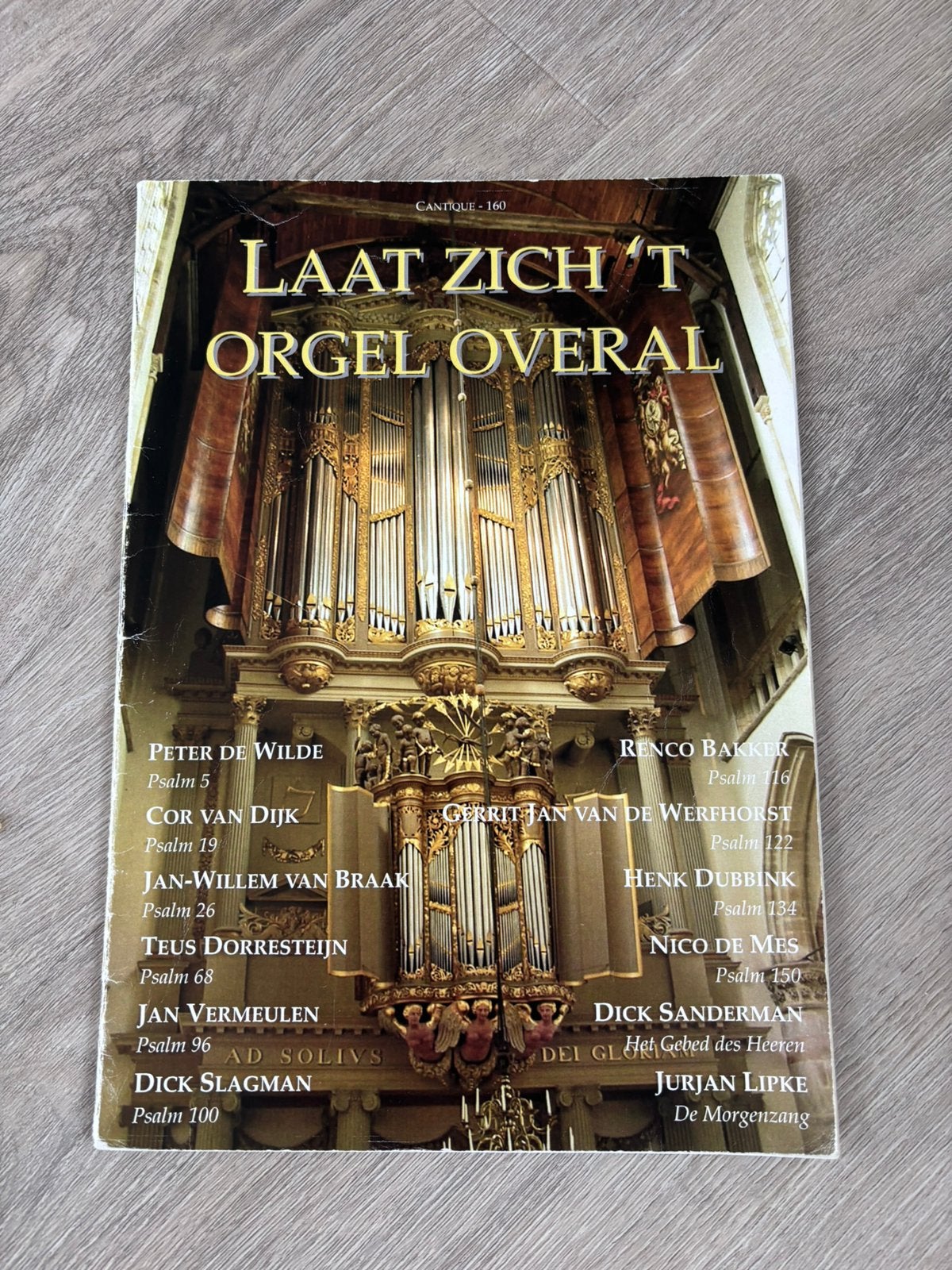 Bladmuziek Laat zich 't orgel overal, Muziek en Instrumenten, Bladmuziek, Orgel, Gebruikt, Overige soorten, Ophalen of Verzenden