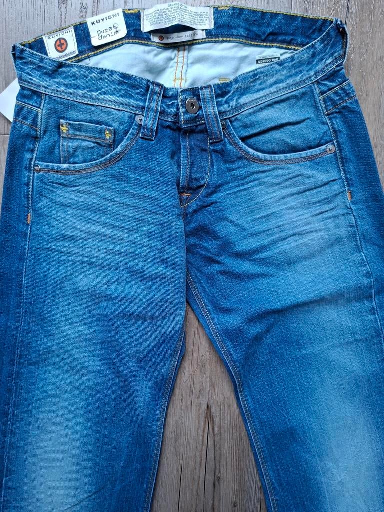 KUYICHI Sugar low loose flared jeans W27 L32, Blauw, KUYICHI, Nieuw, Ophalen of Verzenden