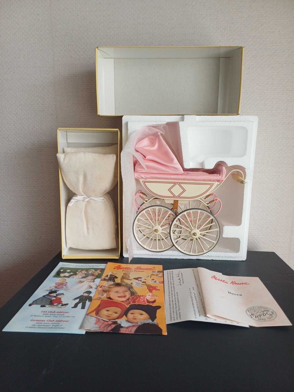 Kathe Kruse # Becca & Marklin 16112 poppenwagen, Verzamelen, Ophalen of Verzenden, Nieuw, Pop