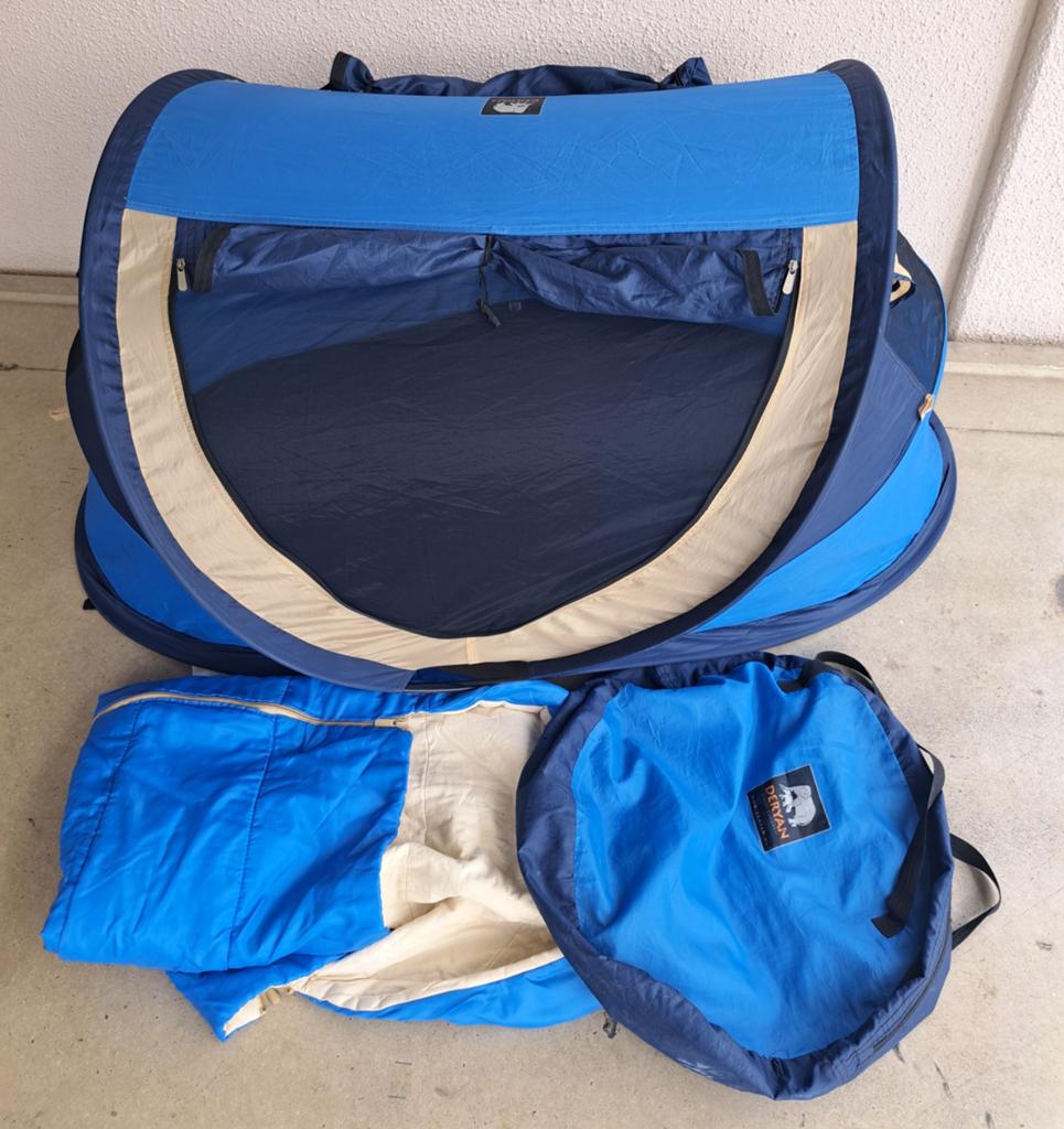 Deryan campingbedje babytent
is een handig campingbedje, Ophalen of Verzenden, Gebruikt, Reisbedje