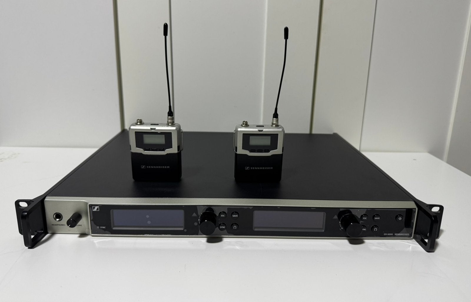 Sennheiser EM6000 + 2x Sennheiser SK9000, Ophalen, Zo goed als nieuw