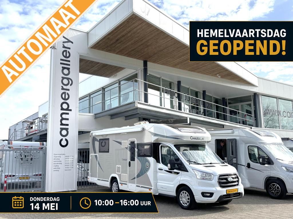 Chausson 768 XLB Titanium AUTOMAAT QUEENSBED + HEFBED + F2F, Caravans en Kamperen, Campers, Automaat, Ford, 7 tot 8 meter, Diesel