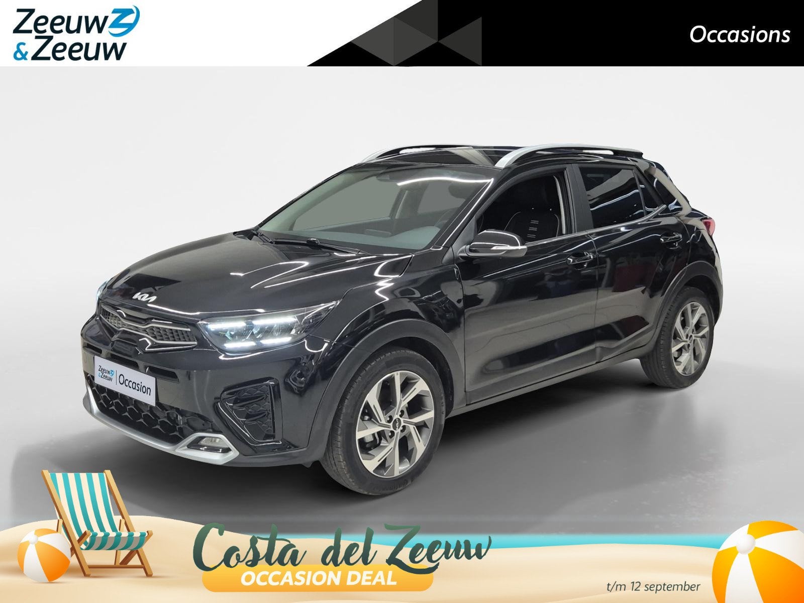 Kia Stonic 1.0 T-GDi MHEV GT-Line | Climate Control | Cruise, Auto's, Kia, Euro 6, Leder en Stof, Origineel Nederlands, Bedrijf