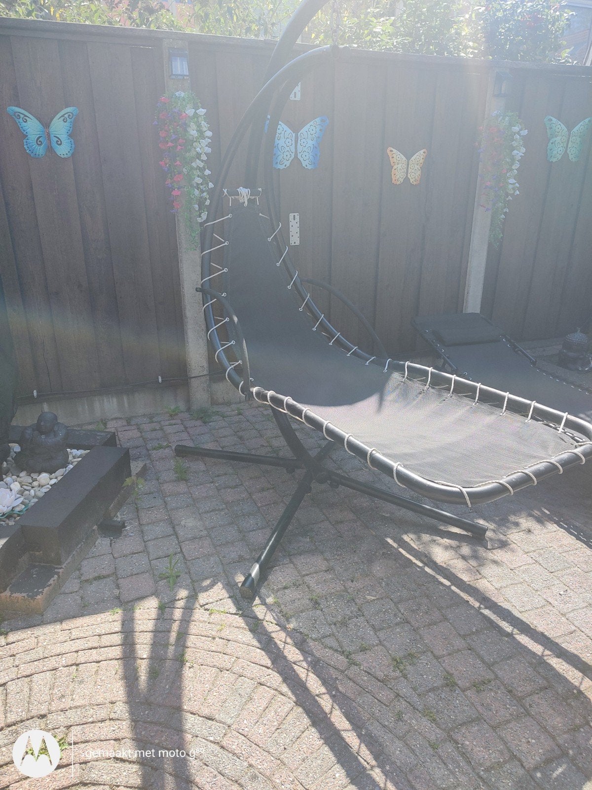 Comfortabele Hangstoel / Hangbed voor Buiten, Ophalen, Gebruikt, Met standaard, Eenpersoons