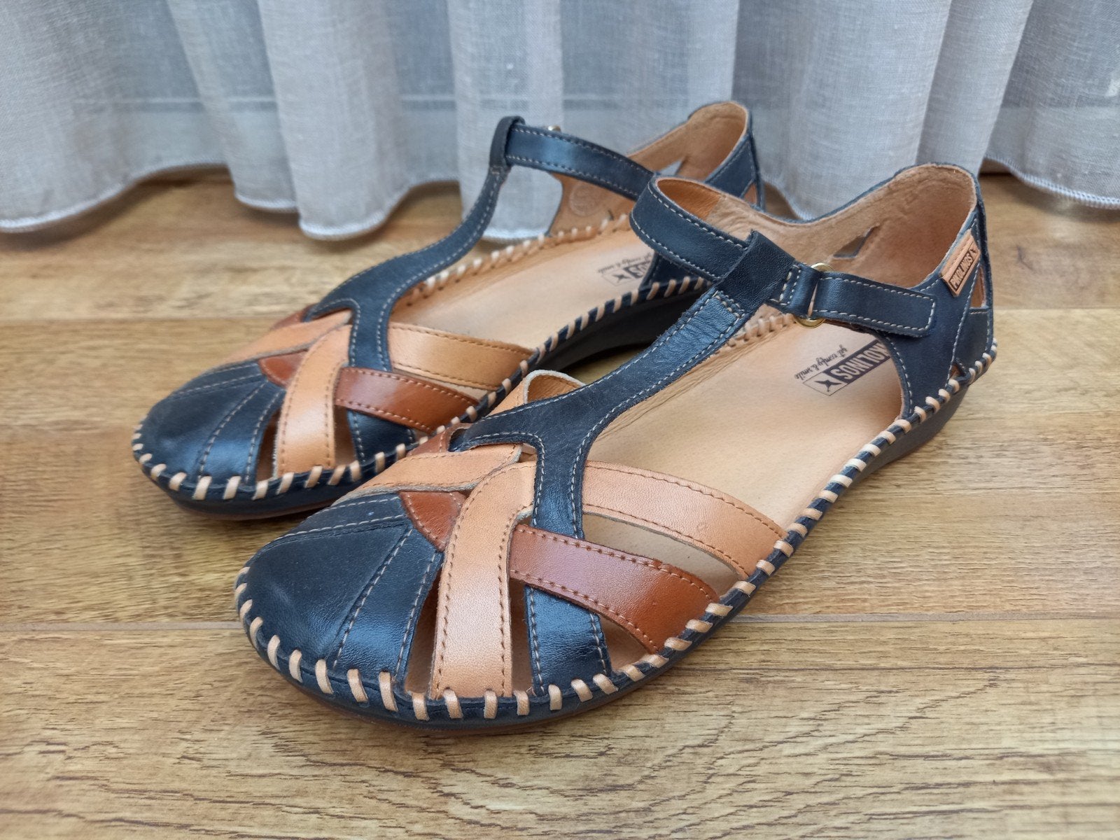Pikolinos sandalen maat 41, Blauw, Zo goed als nieuw, Pikolinos, Sandalen of Muiltjes
