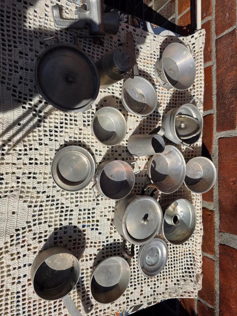 Aluminium kinder speelgoed keukenset, Ophalen of Verzenden, Gebruikt, Jongen of Meisje