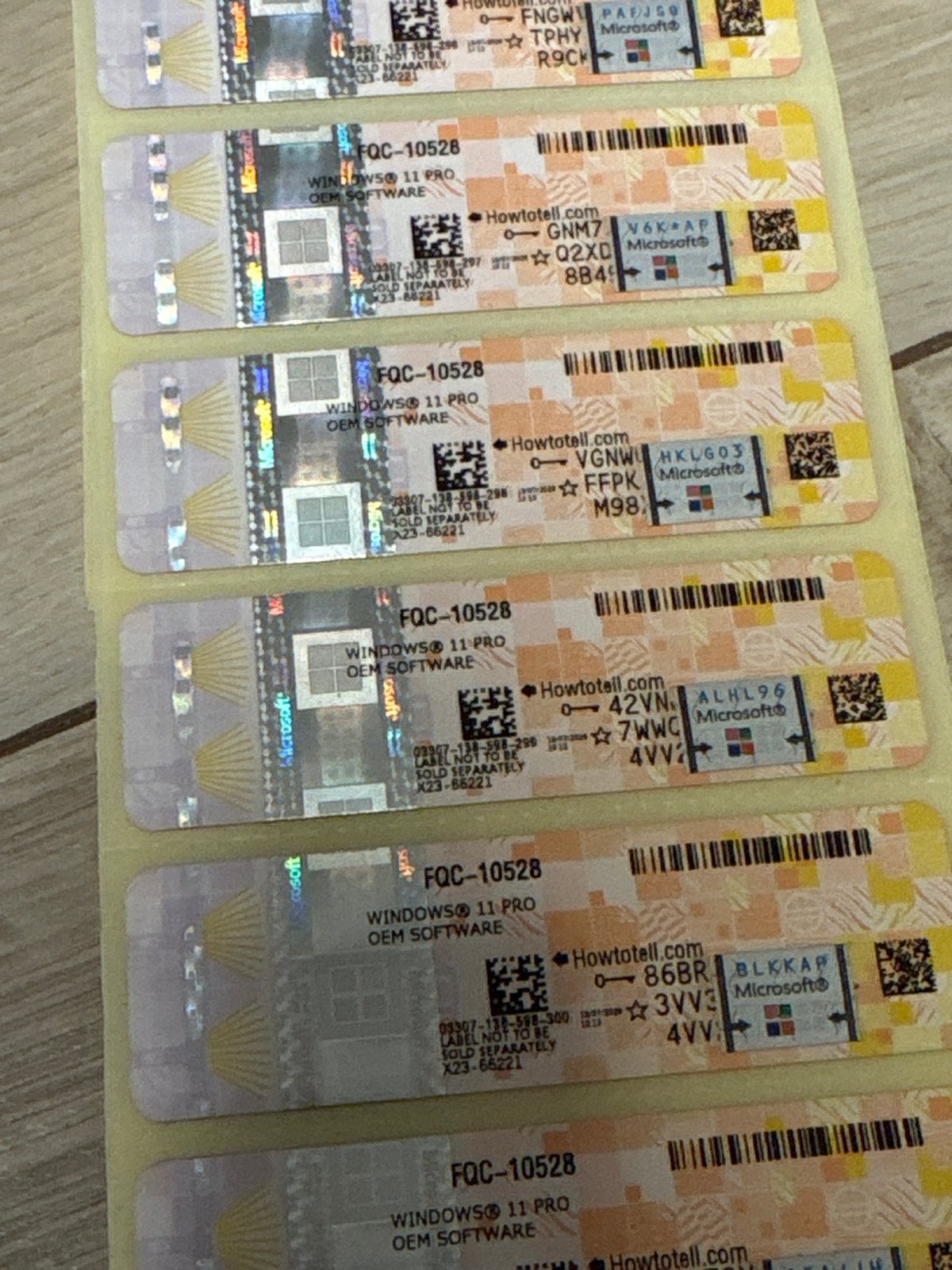 Windows 11 Pro OEM Software Licentie Sticker, Computers en Software, Besturingssoftware, Ophalen of Verzenden, Nieuw, Windows