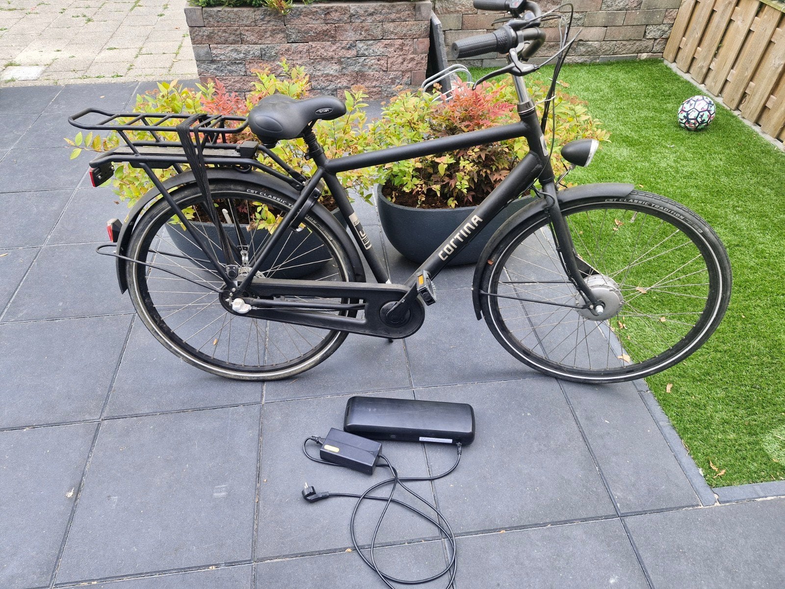 Cortina E-U4 Transport elektrische fiets - Zo goed als nieuw, Ophalen, Gebruikt, Cortina, 51 tot 55 cm