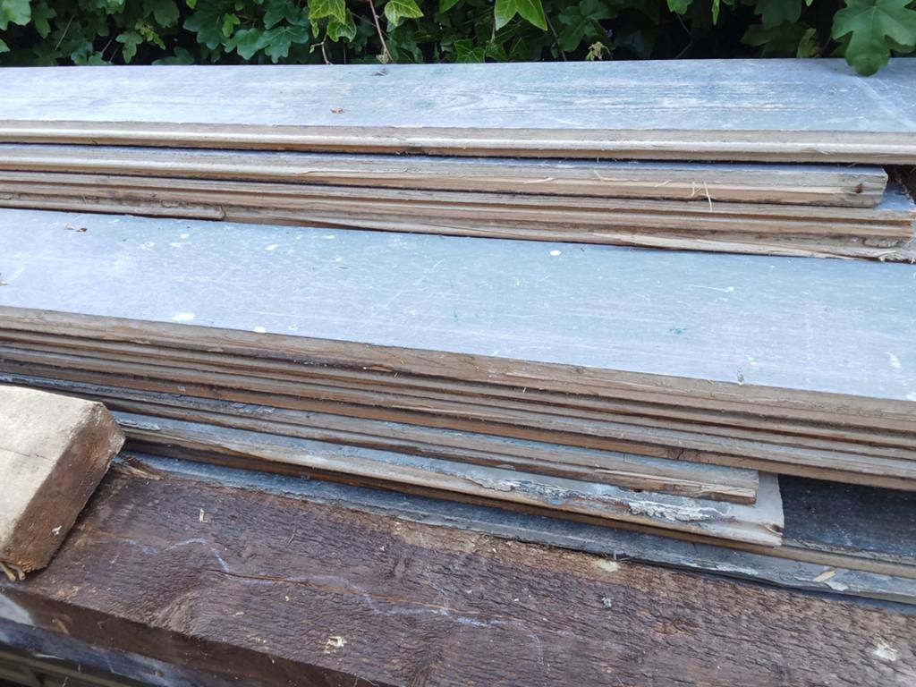 Oude vloerplanken, Doe-het-zelf en Verbouw, Hout en Planken, Ophalen, Minder dan 25 mm, Plank, Minder dan 200 cm