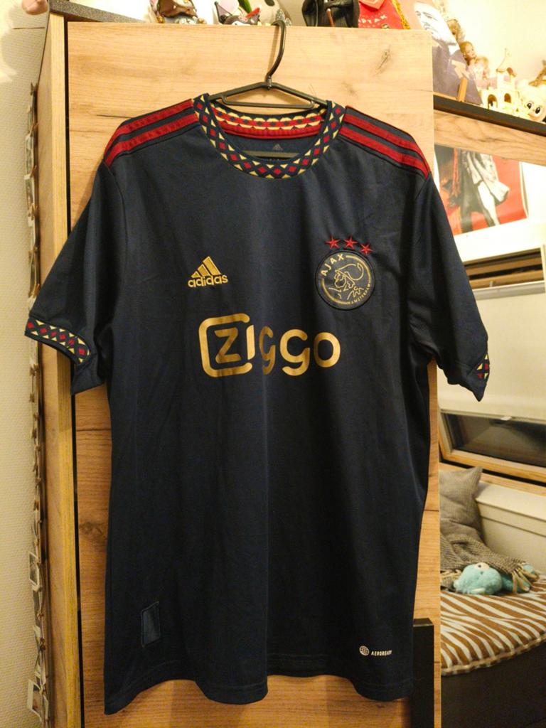Origineel Adidas Ajax uitshirt 2022/2023 – Maat XL, Kleding | Heren, Blauw, Maat 56/58 (XL), Ophalen of Verzenden, Zo goed als nieuw