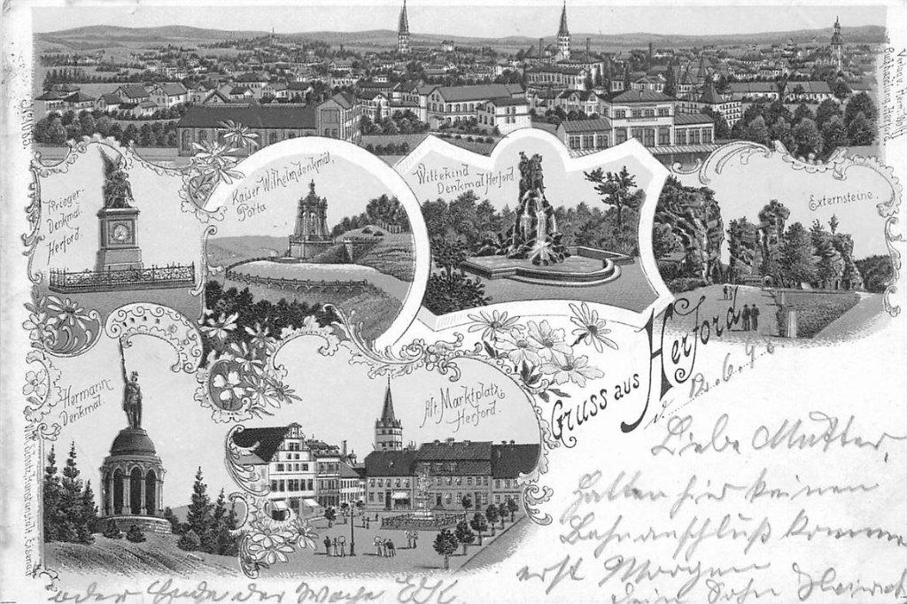 701-266-017 Herford Litho, Verzenden, Voor 1920, Duitsland