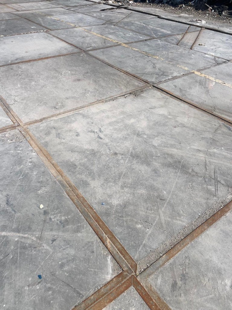 Stelconplaten/industrieplaten gebruikt, Grote partij  A-keus, Tuin en Terras, Ophalen, Gebruikt, Overige typen, 10 m² of meer