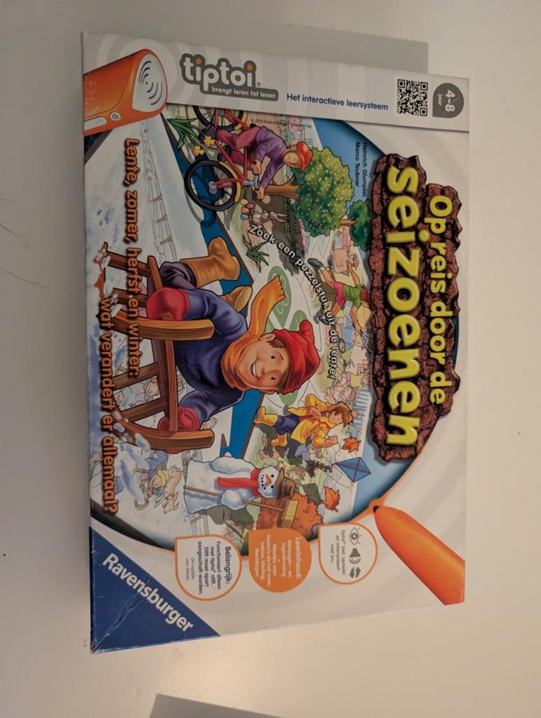 Tiptoi spel: Op reis door de seizoenen (excl. stift), Kinderen en Baby's, Speelgoed | Educatief en Creatief, Ophalen of Verzenden