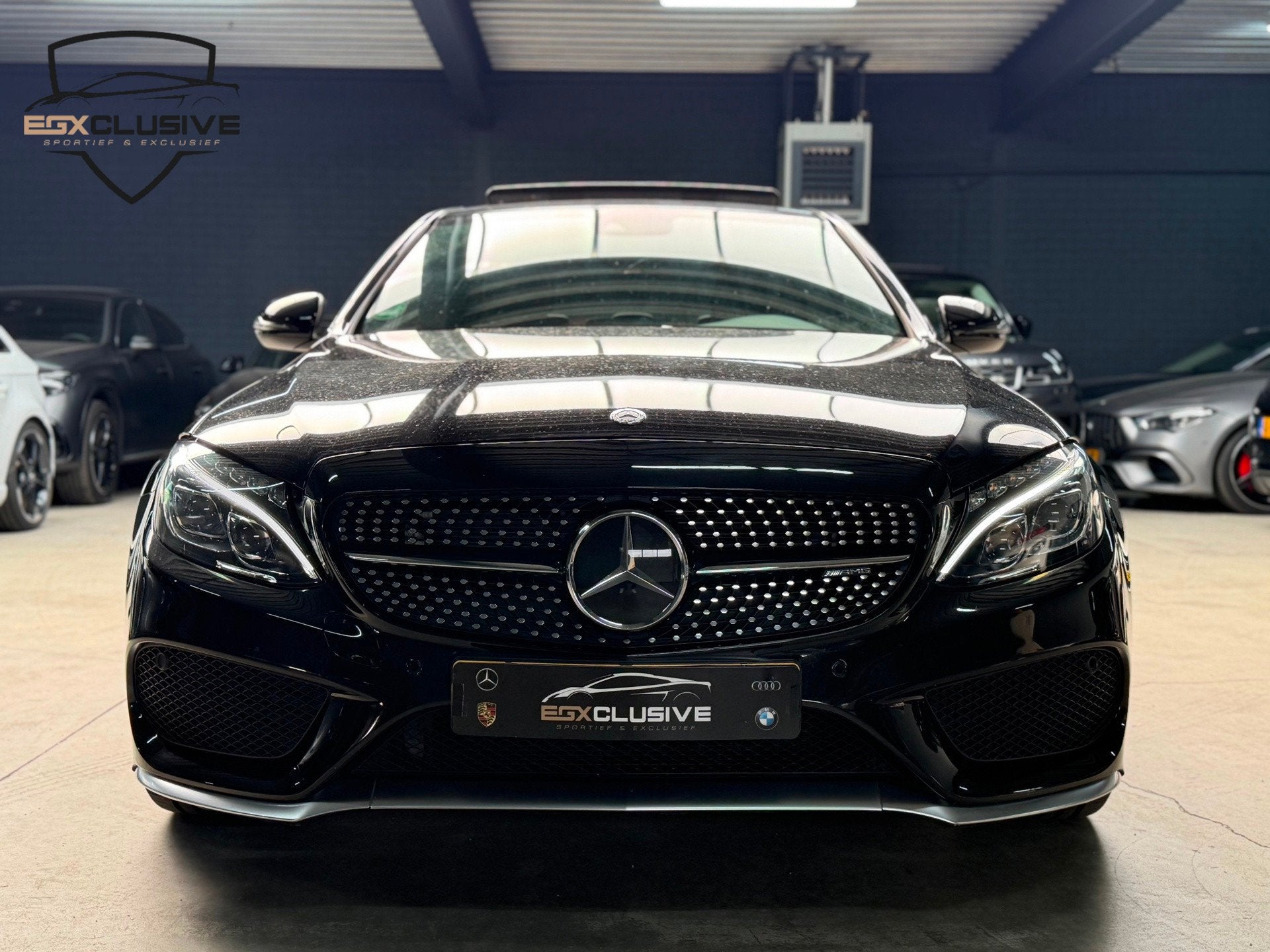 Mercedes-Benz C-klasse AMG 43 4MATIC PANO|CAMERA|BLINDSPOT|B, Auto's, Mercedes-Benz, 367 pk, Leder, Bedrijf, Vierwielaandrijving
