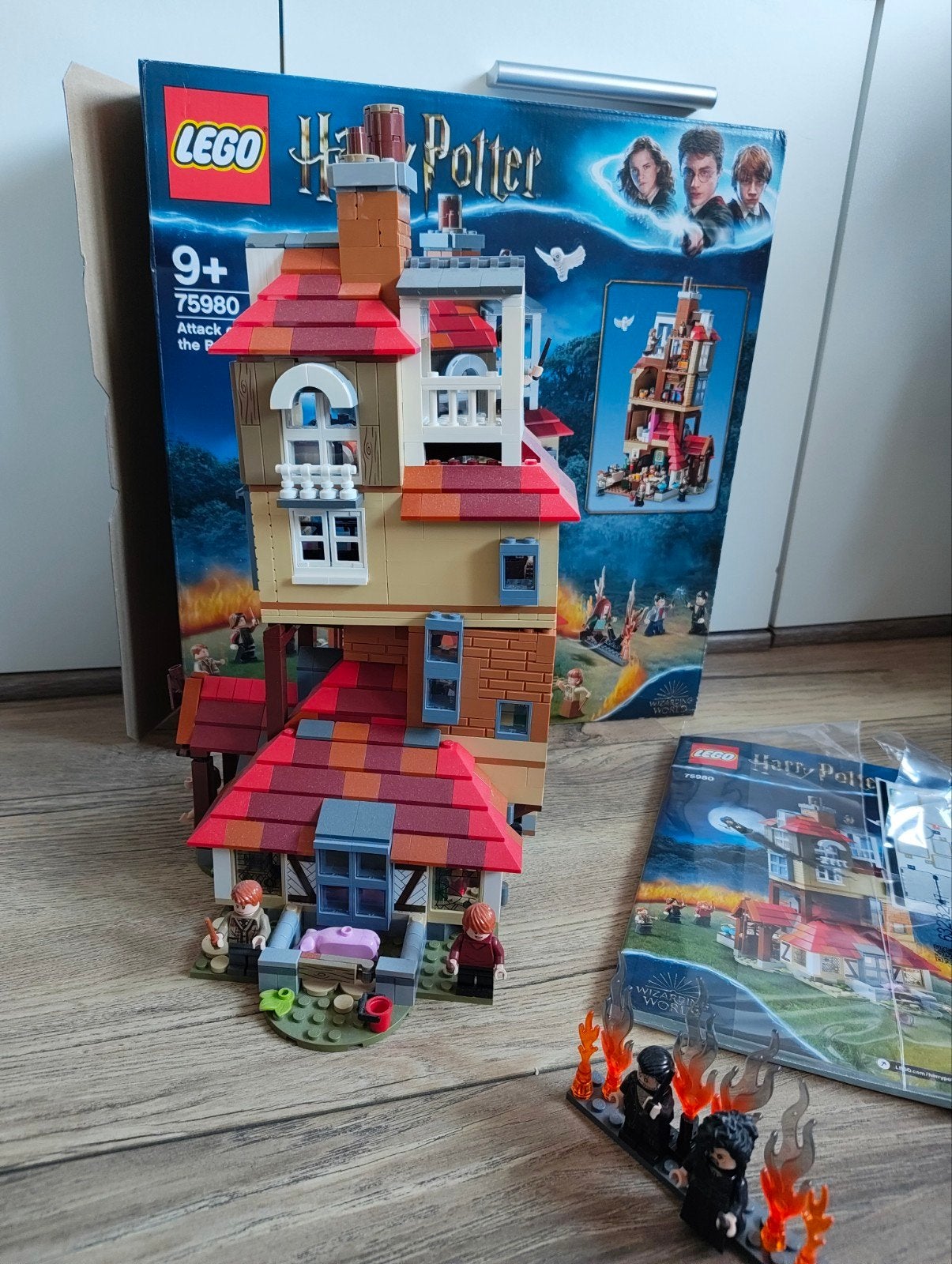 Harry Potter Lego 75980 Attack on the Burrow, Ophalen of Verzenden, Zo goed als nieuw