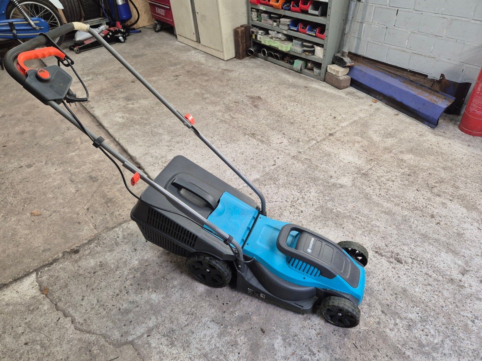 Gardena Elektrische Grasmaaier met Verlengsnoer, Ophalen, Gebruikt