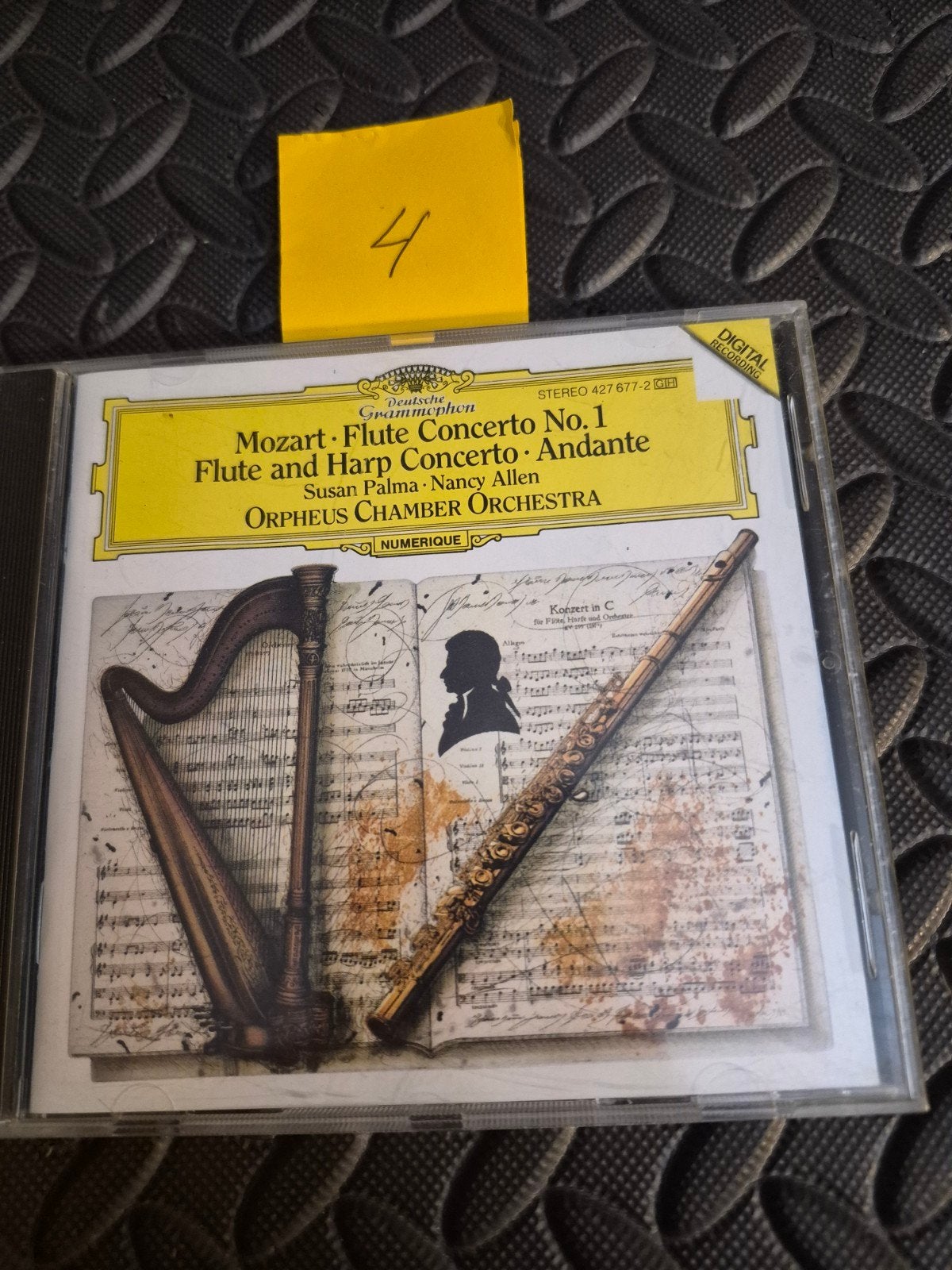Mozart: Fluitconcert nr. 1, Fluit- en Harpconcert - CD, Gebruikt, Mozart, Soloconcert, Ophalen of Verzenden