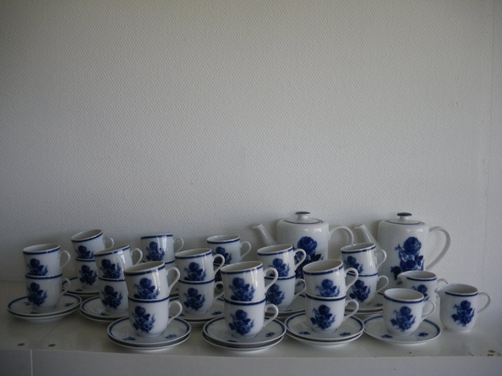 Douwe Egberts Mosa Blauw Bouquet servies, Ophalen of Verzenden, Zo goed als nieuw, Bord(en), Overige stijlen