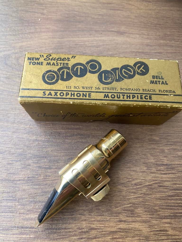 Vintage Otto Link Florida no USA alt mondstuk, Muziek en Instrumenten, Ophalen, Zo goed als nieuw, Alt