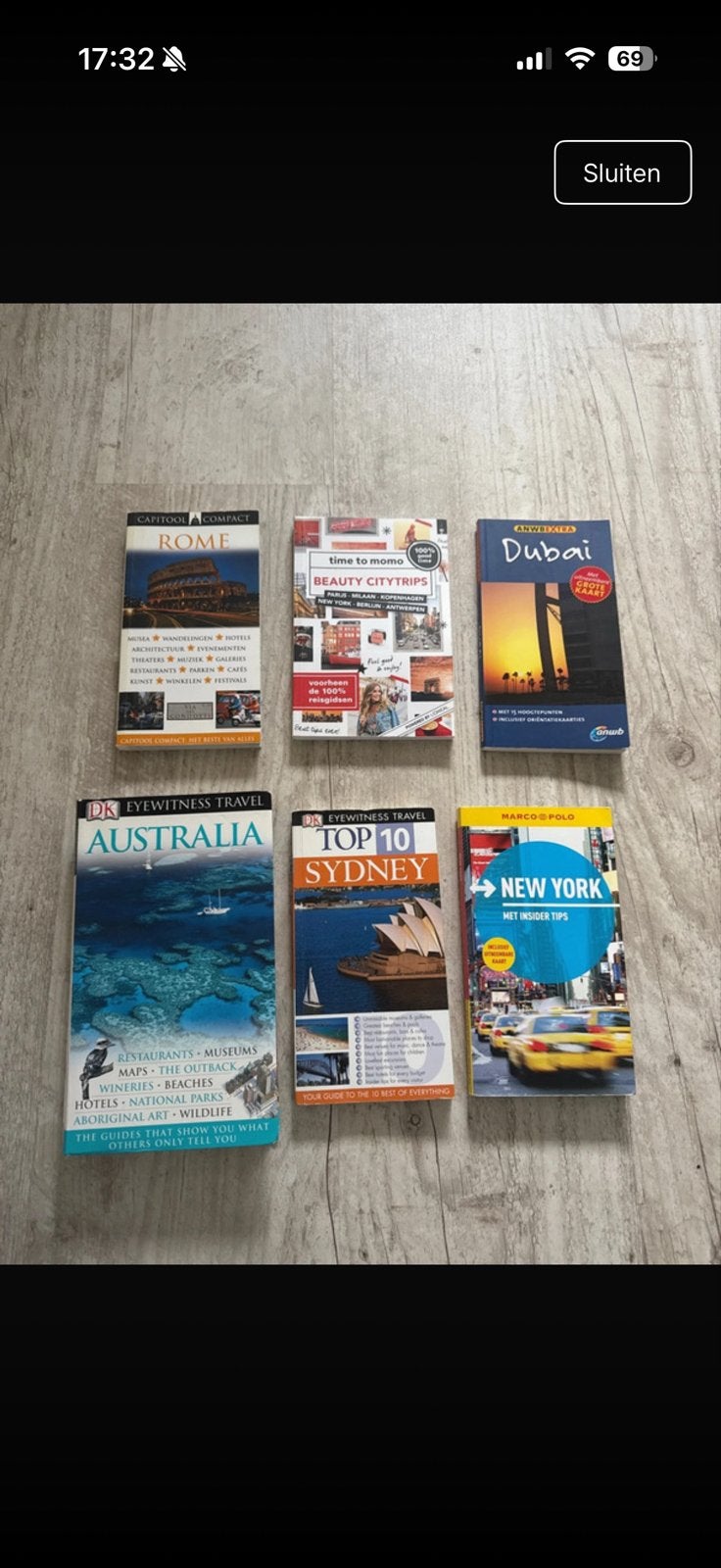 Reisgidsen: Rome, Dubai, Australië, Sydney, New York, Gelezen, Europa, Ophalen of Verzenden, Reisgids of -boek