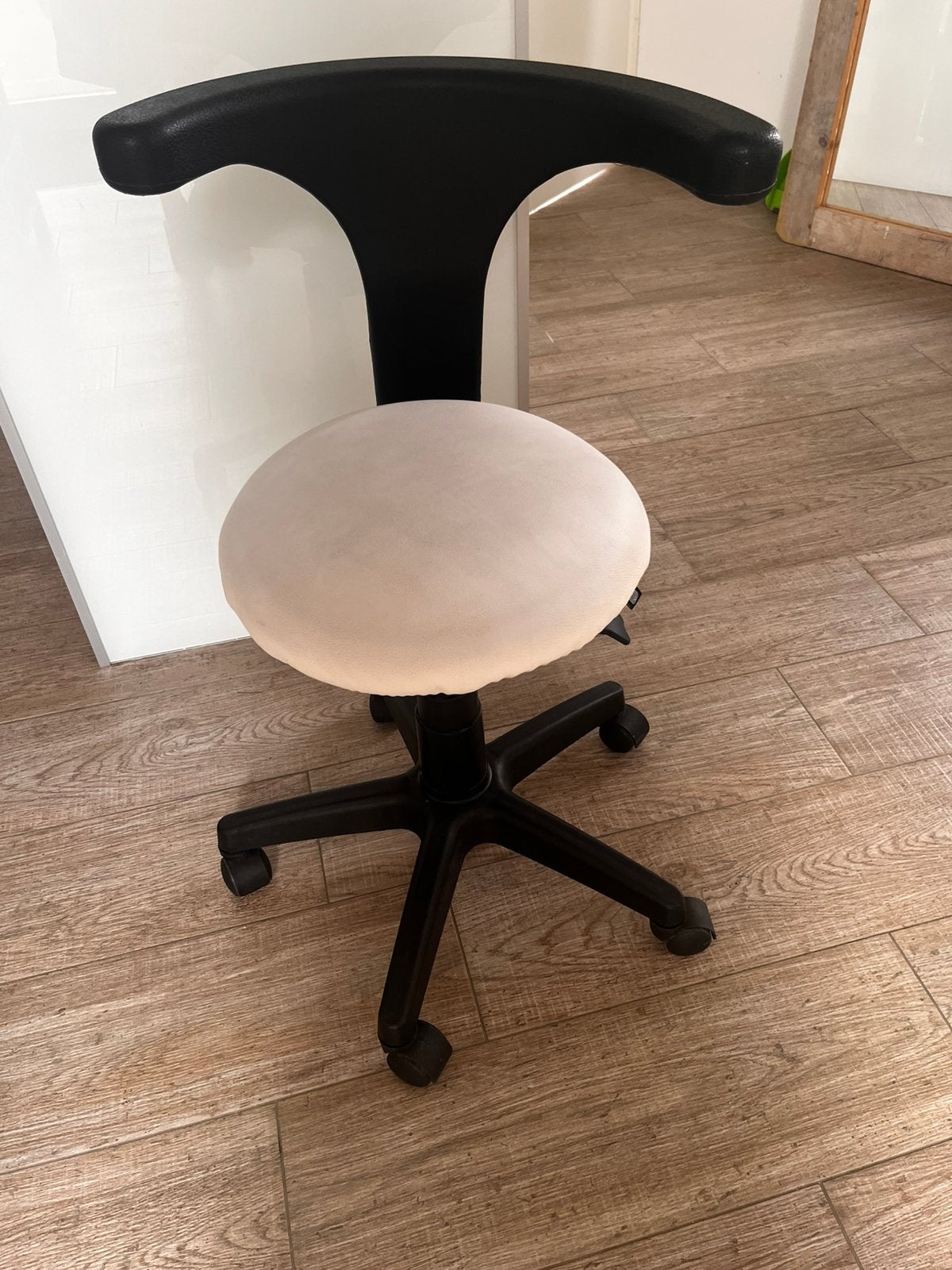 Tabouret rond, Ophalen, Wit