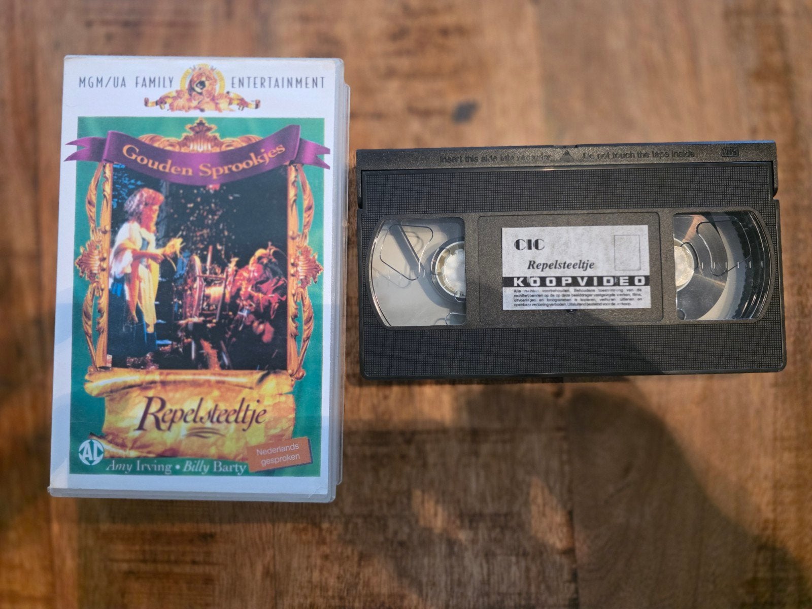 Gouden Sprookjes: Repelsteeltje VHS (Nederlands gesproken), Cd's en Dvd's, VHS | Film, Gebruikt, Alle leeftijden, Kinderfilm, VHS