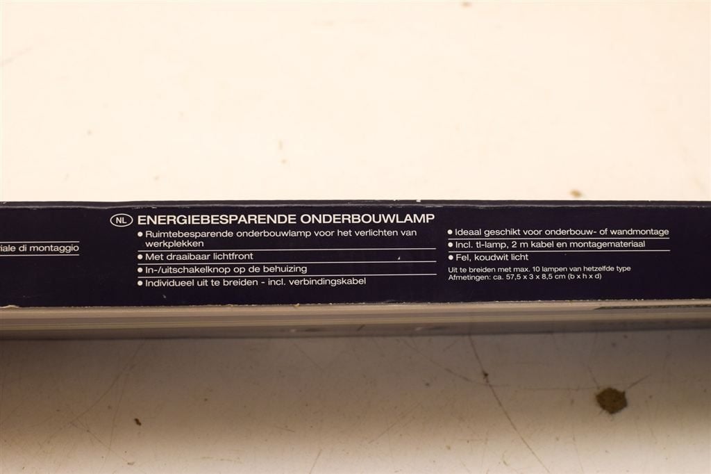 livarno lux Energiebesparende onderbouwlamp 46785, Huis en Inrichting, Ophalen of Verzenden, Gebruikt