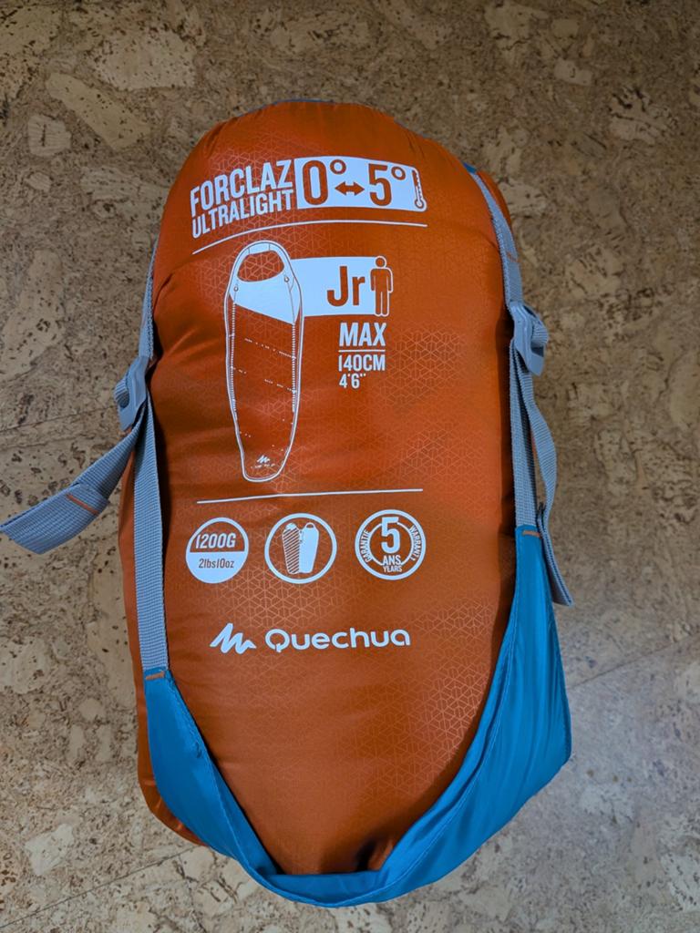 Decathlon Quechua Junior warme slaapzak, Caravans en Kamperen, Slaapzakken, Ophalen of Verzenden, Zo goed als nieuw