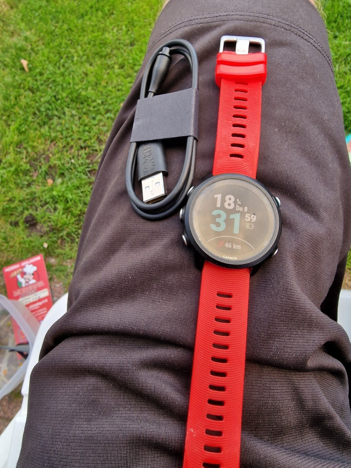 garmin forerunner 245 music gps hardlopen horloge watch, Ophalen of Verzenden, Gebruikt, Overige merken