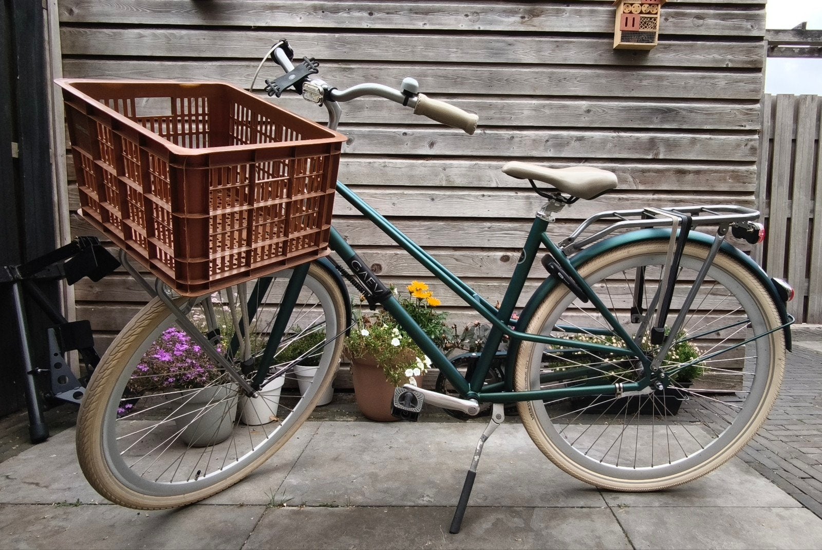 Geav fiets met mandje en versnellingen, Fietsen en Brommers, Terugtraprem, Versnellingen, Ophalen, Overige merken