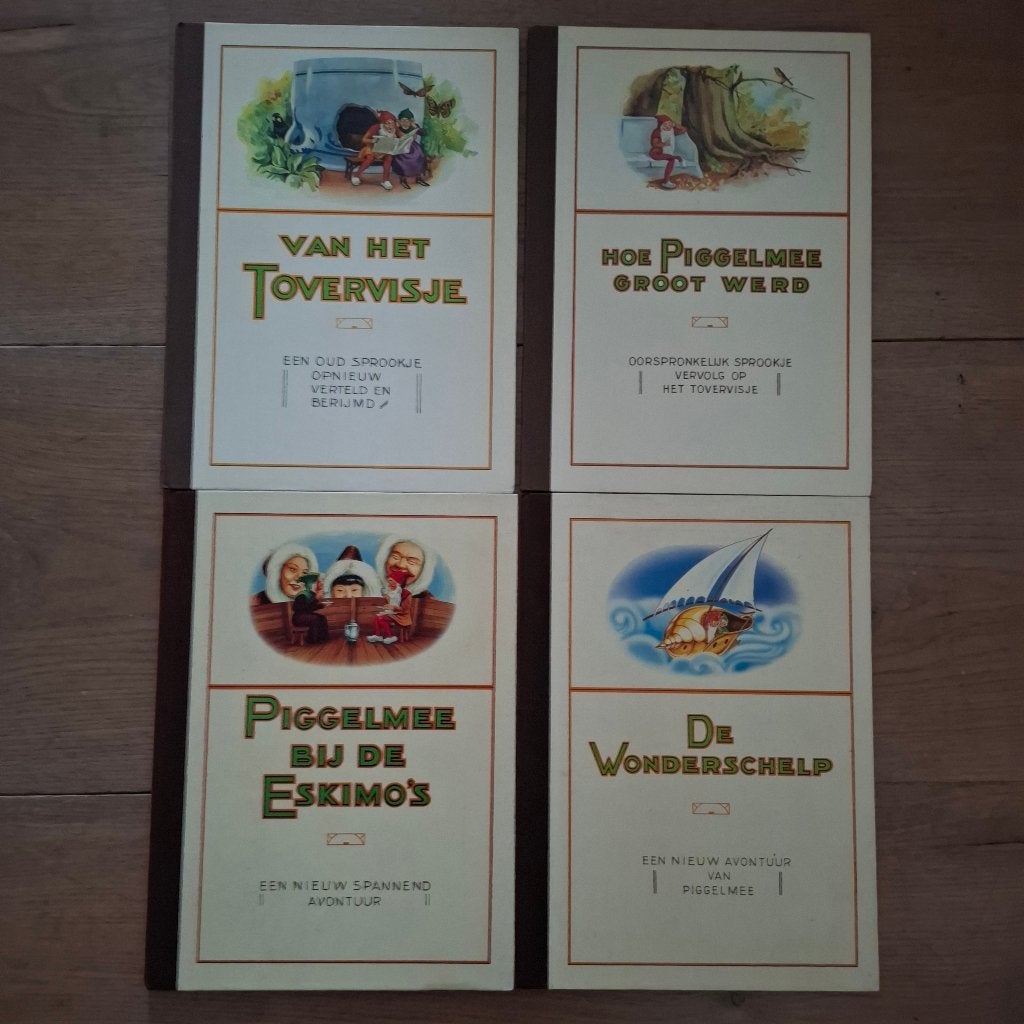 Complete serie 4 delen piggelmee van het tovervisje, Ophalen of Verzenden, Zo goed als nieuw, Fictie algemeen