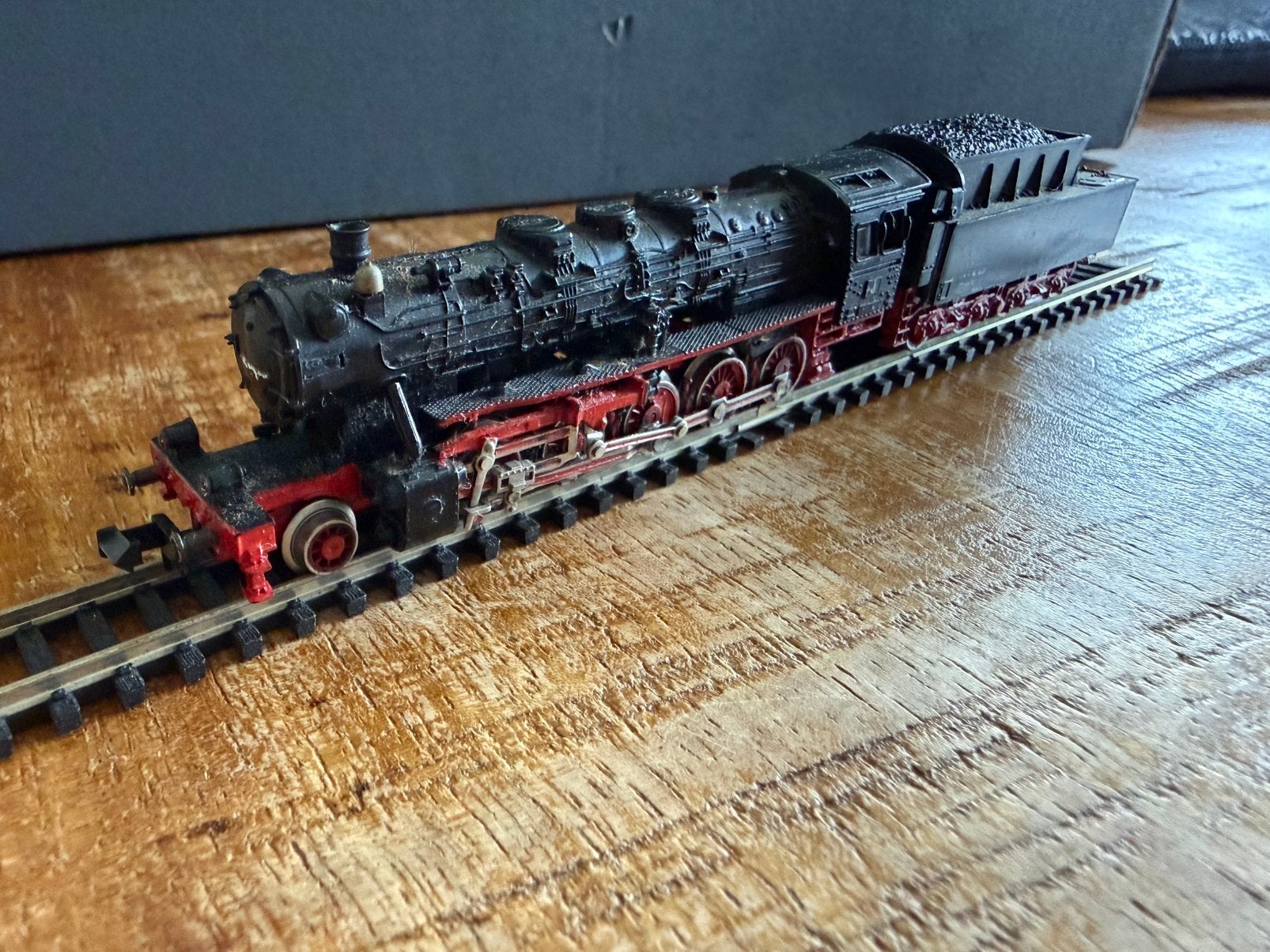 Fleischmann BR 50 stoomlocomotief met tender N spoor, Fleischmann, Ophalen of Verzenden, Zo goed als nieuw, Analoog