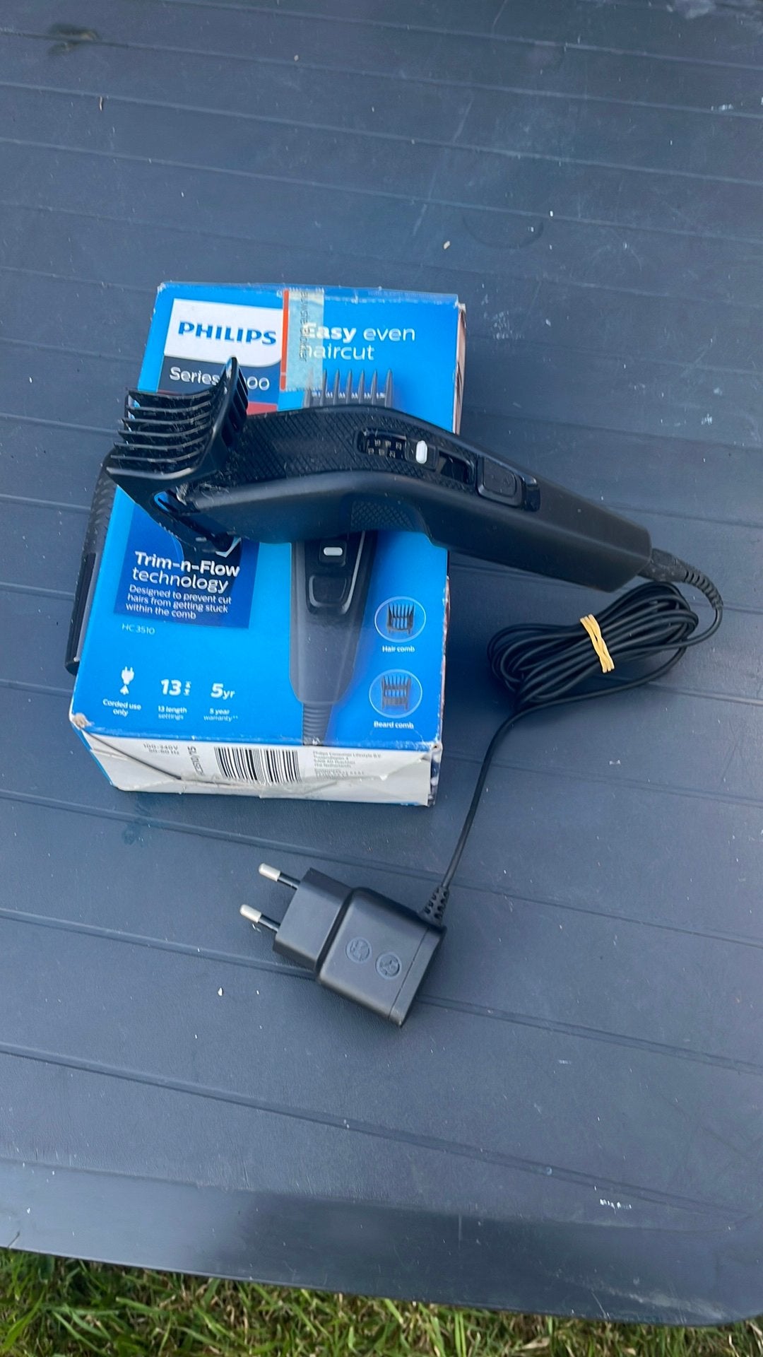 Zgan Philips Trimmer haarknipper Trim-n-Flow tech serie 3000, Ophalen of Verzenden, Zo goed als nieuw, Föhn of Haardroger